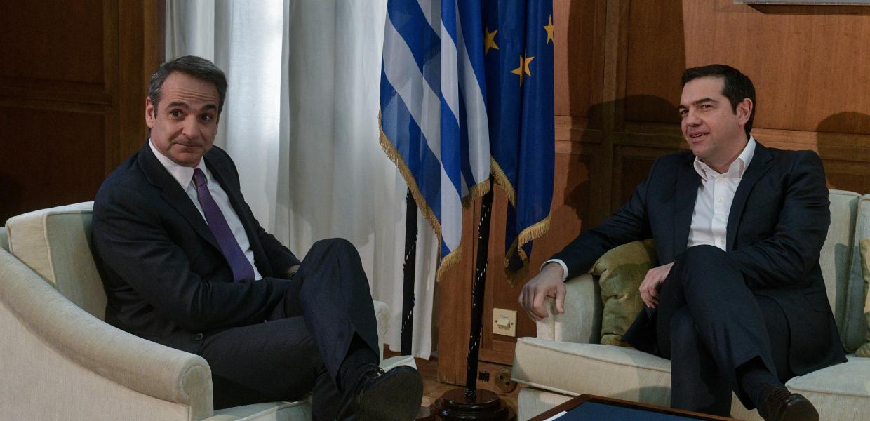 Κυριάκος Μητσοτάκης και Αλέξης Τσίπρας
