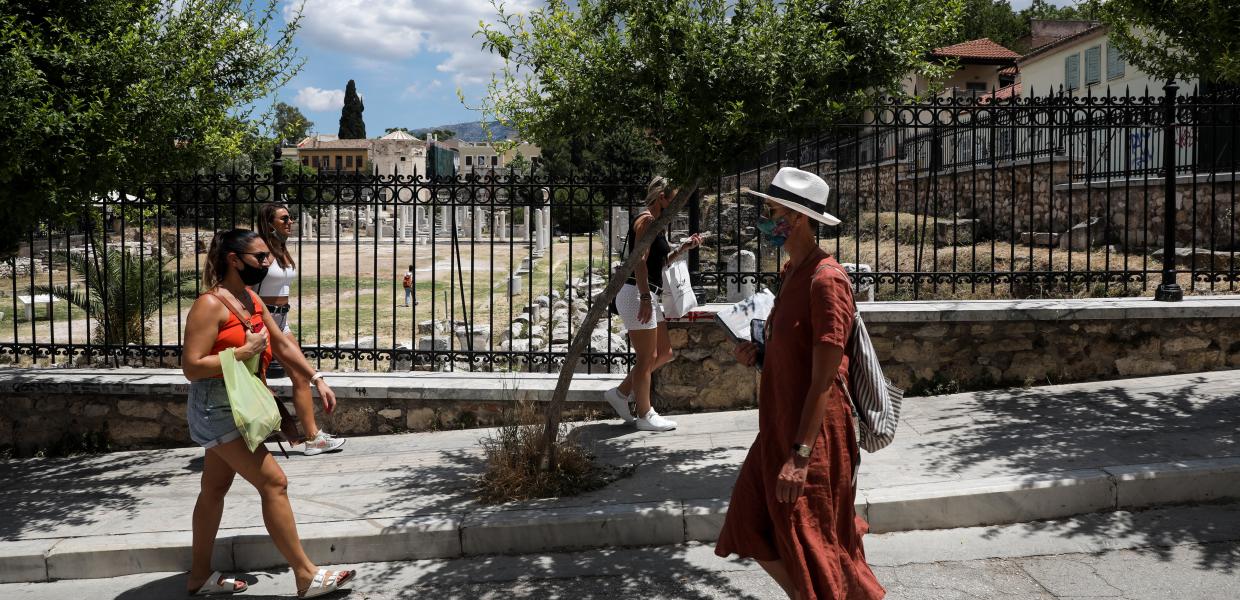 Τουρίστες στην Αθήνα
