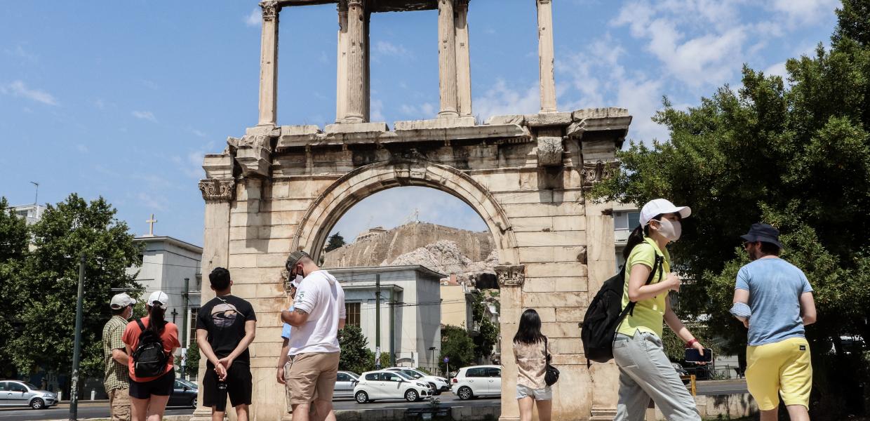 Τουρίστες στην Αθήνα