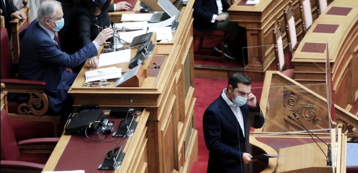 Τσίπρας Τασούλας στη Βουλή