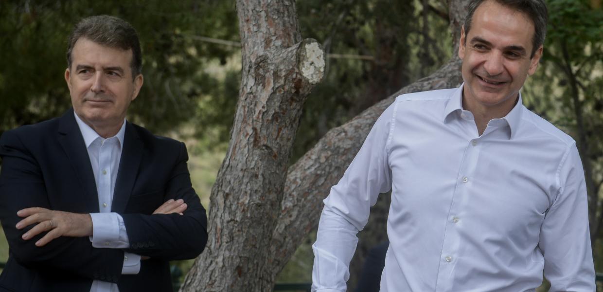 Μιχάλης Χρυσοχοΐδης και Κυριάκος Μητσοτάκης