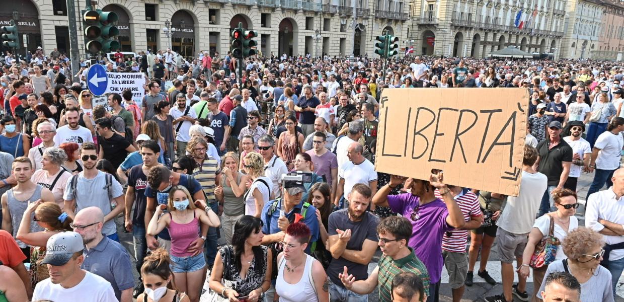 ΑΝΤΙΕΜΒΟΛΙΑΣΤΕΣ ΔΙΑΔΗΛΩΣΗ ΙΤΑΛΙΑ ΡΩΜΗ
