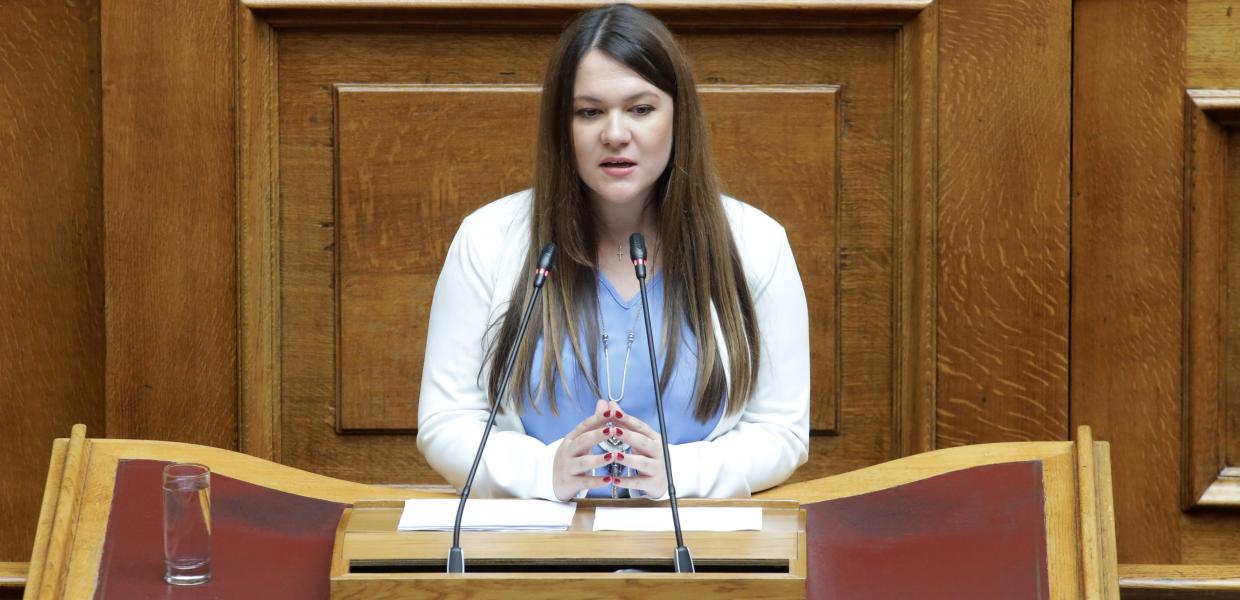 Η βουλευτής Κωνσταντίνα Αδάμου