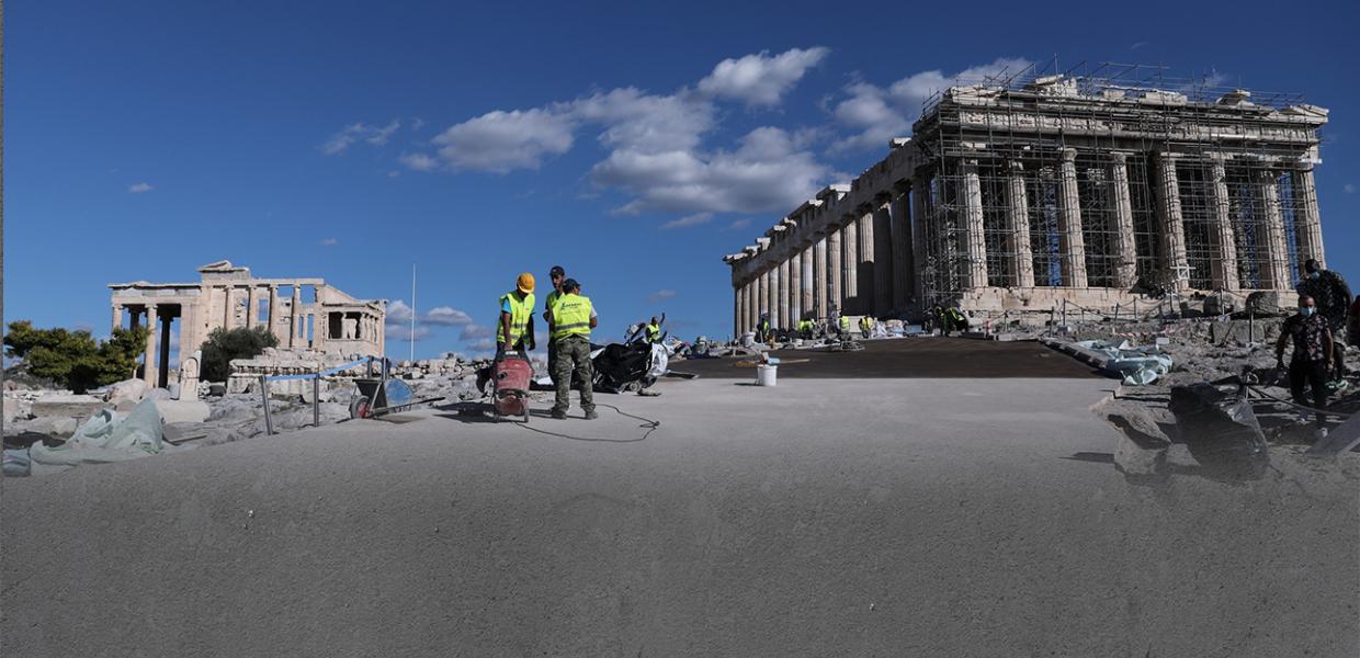 Τσιμέντο στην Ακρόπολη