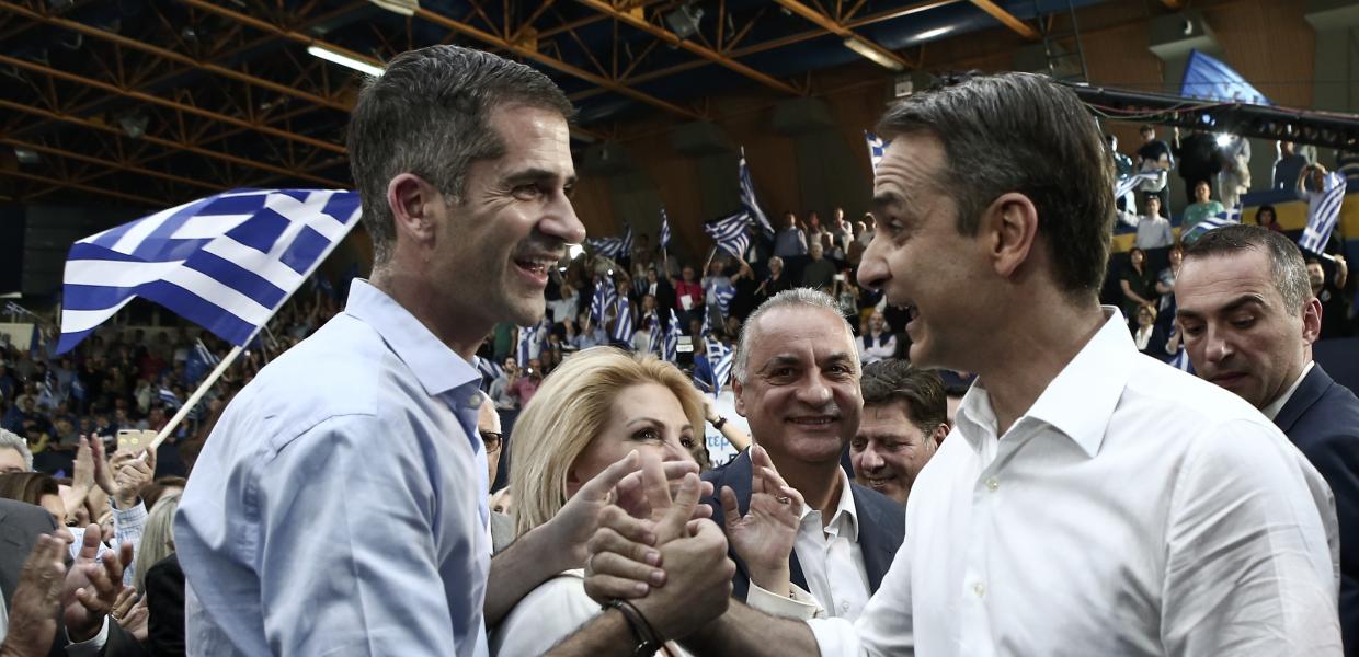 Κώστας Μπακογιάννης και Κυριάκος Μητσοτάκης