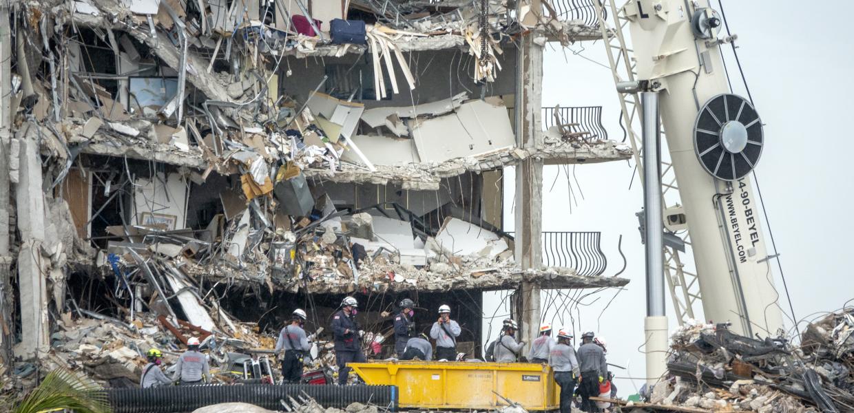 Έρευνες στα συντρίμμια στο κτήριο στο Μαϊάμι που κατέρρευσε