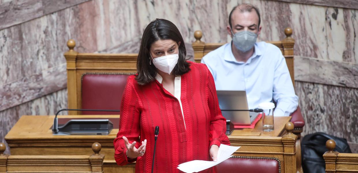 Η Νίκη Κεραμέως στη Βουλή