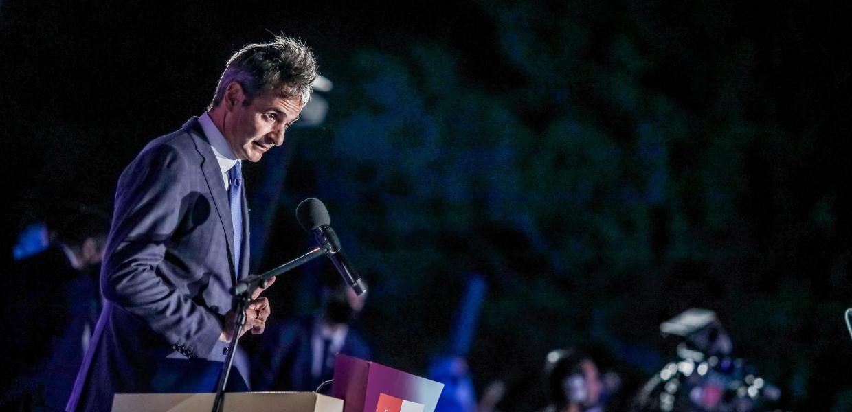 Ο Κυριάκος Μητσοτάκης σε ομιλία στο συνέδριο του Economist