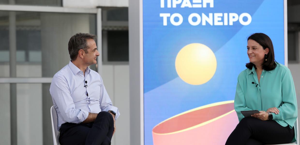 Κυριάκος Μητσοτάκης και Νίκη Κεραμέως