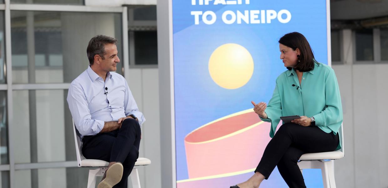 Κυριάκος Μητσοτάκης και Νίκη Κεραμέως
