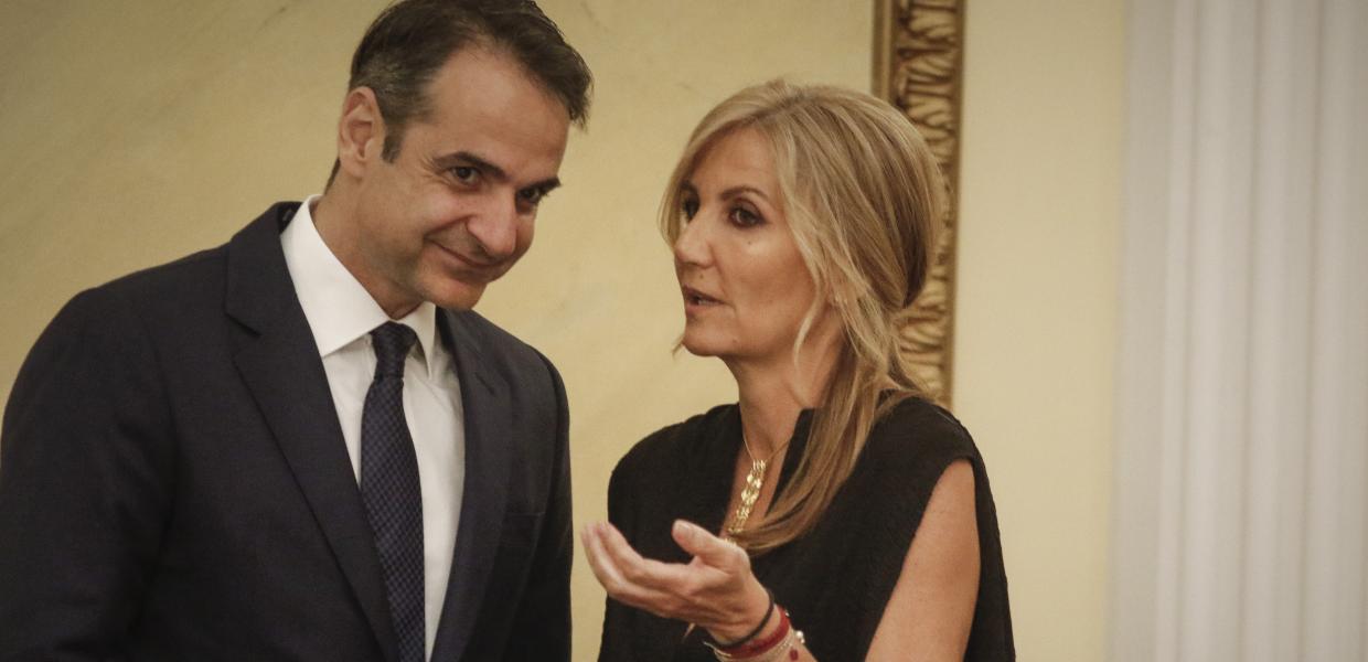 Κυριάκος Μητσοτάκης και Μαρέβα Γκραμπόφσκι
