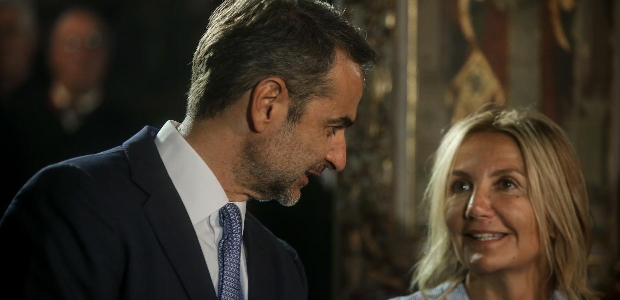 Κυριάκος Μητσοτάκης και Μαρέβα Γκραμπόφσκι