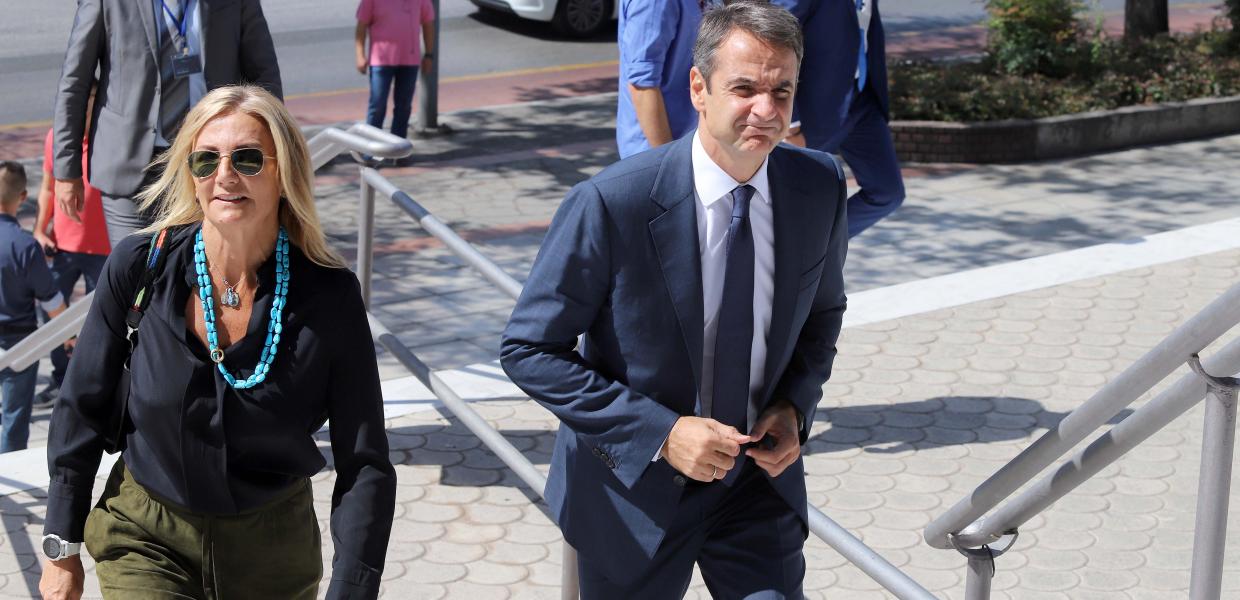 Μαρέβα Γκραμπόφσκι και Κυριάκος Μητσοτάκης