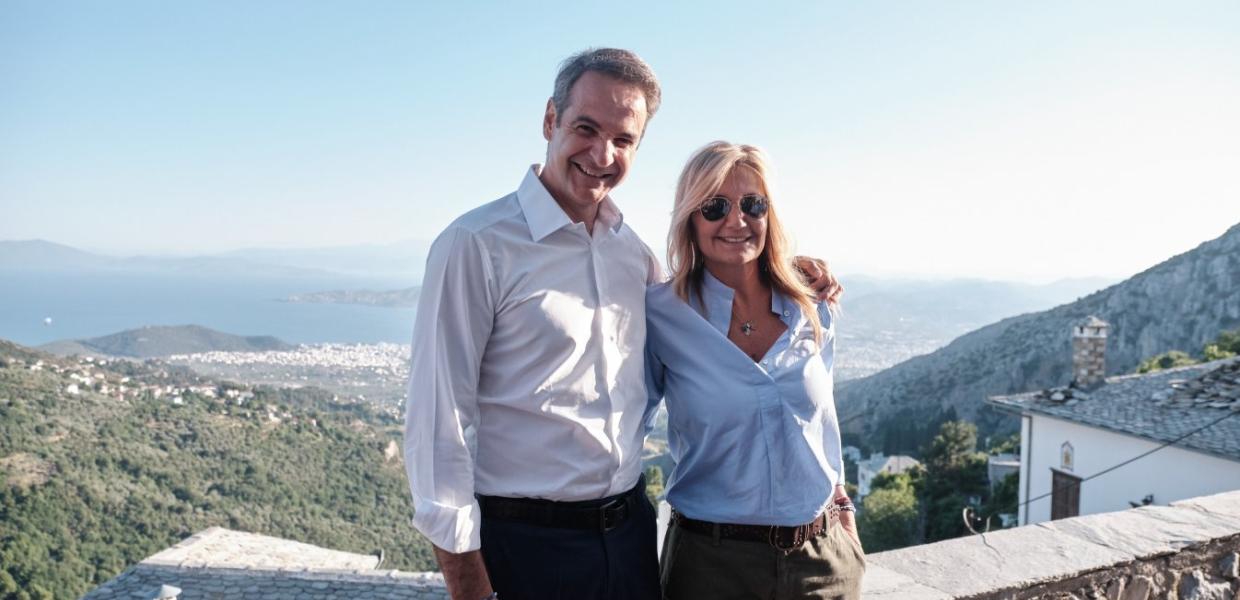 Μαρέβα Γκραμπόφσκι και Κυριάκος Μητσοτάκης