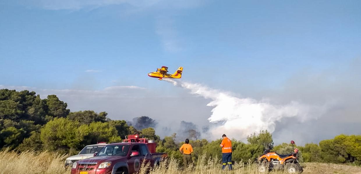 Πυροσβεστική σε πυρκαγιά