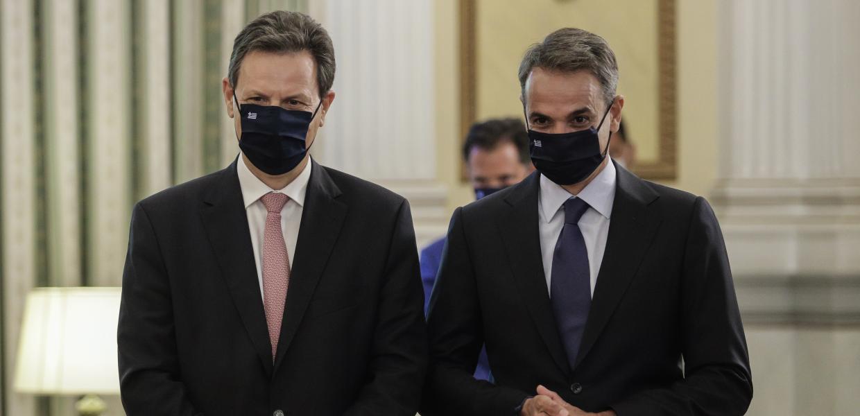 Θόδωρος Σκυλακάκης και Κυριάκος Μητσοτάκης