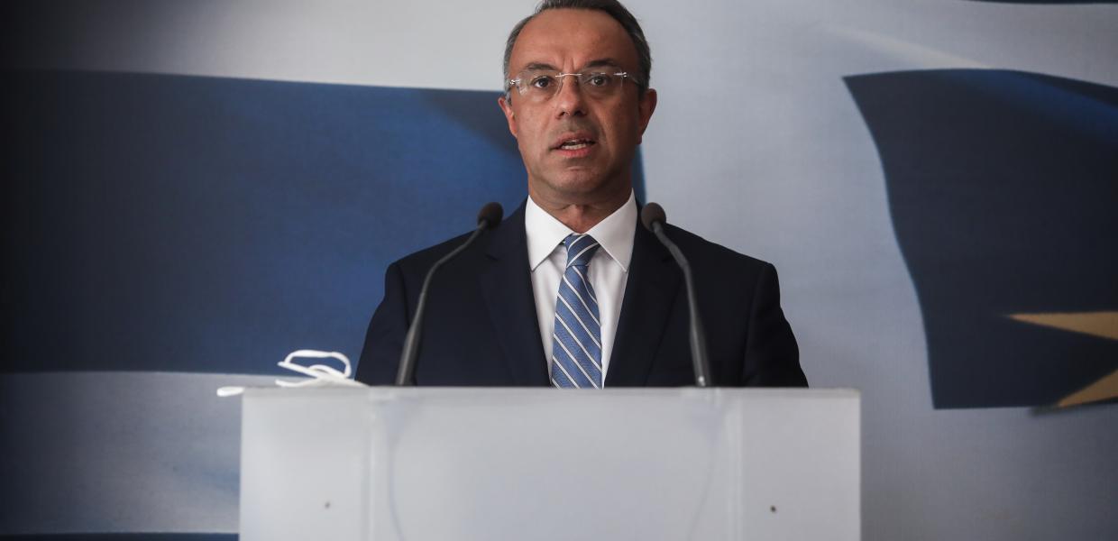 Ο Χρήστος Σταϊκούρας στο υπουργείο Οικονομικών