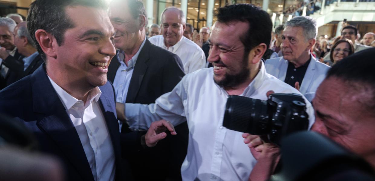 Αλέξης Τσίπρας και Νίκος Παππάς