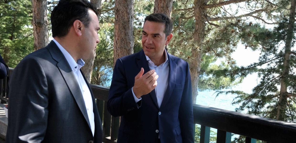 Αλέξης Τσίπρας και Ζόραν Ζάεφ