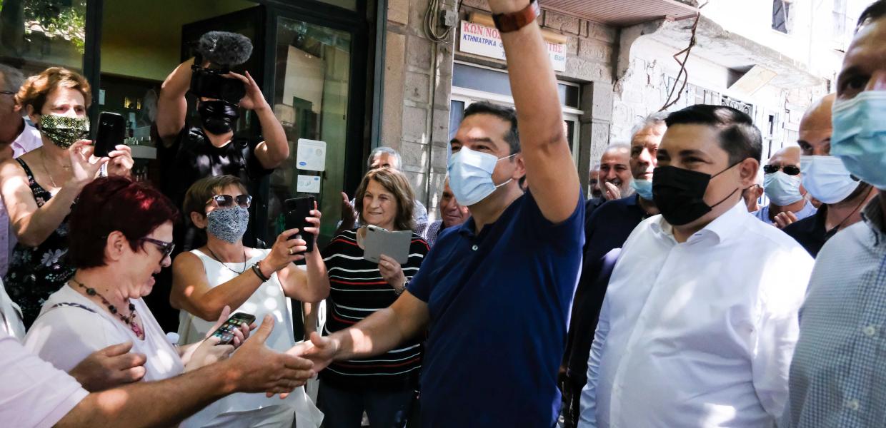 Αλέξης Τσίπρας Λέσβος Στύψη