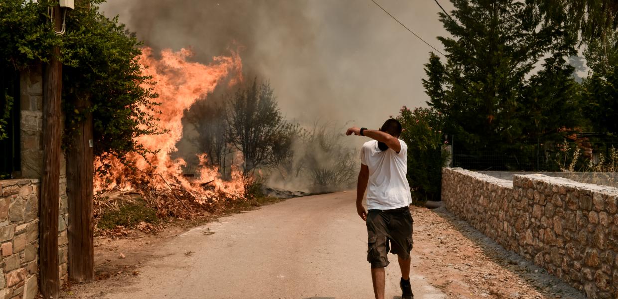 Φωτιά στις Αφίδνες