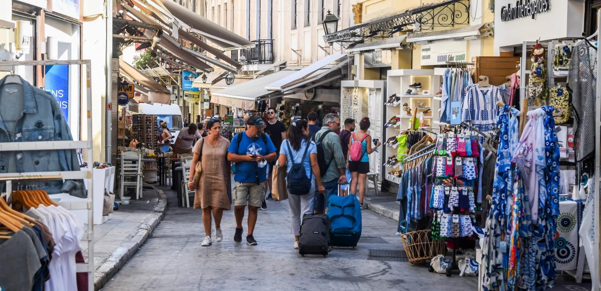 Τουρίστες στην Αθήνα