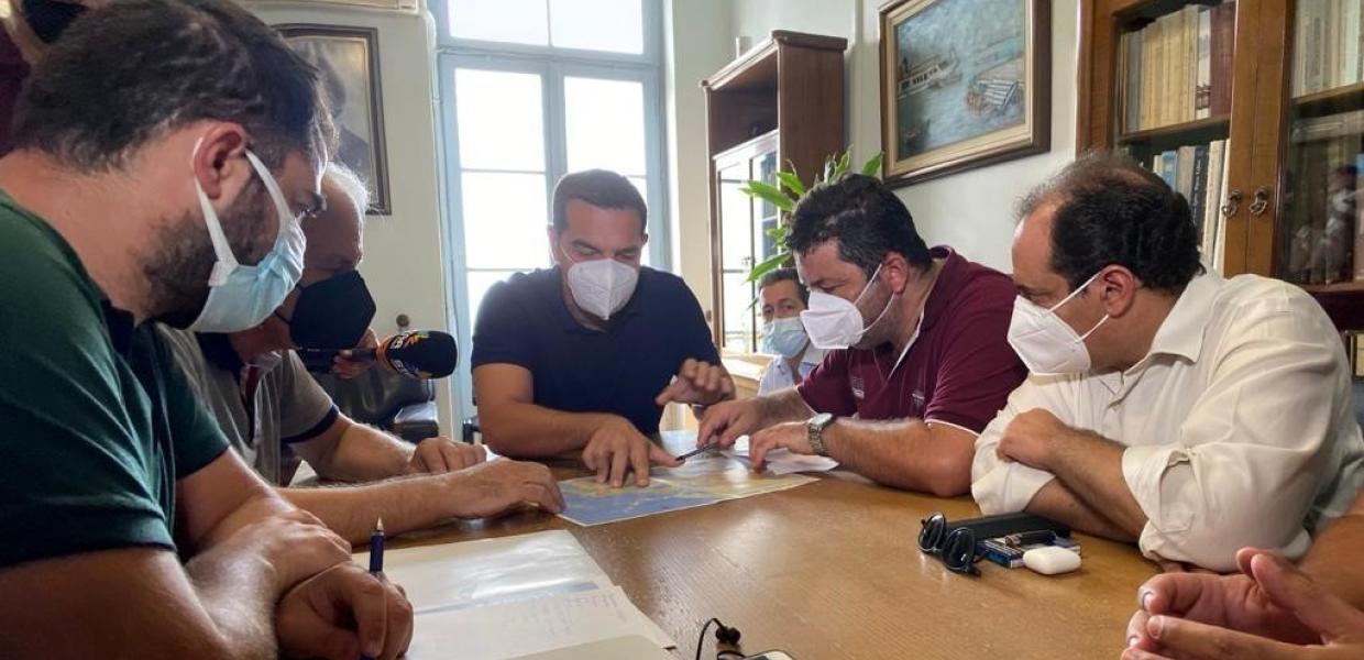 Τσίπρας ευβοια φωτιες