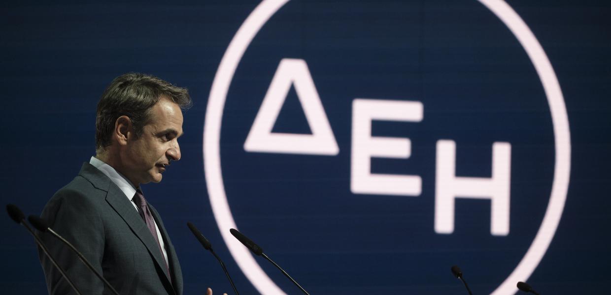 Ο Κυριάκος Μητσοτάκης σε εκδήλωση για τη ΔΕΗ