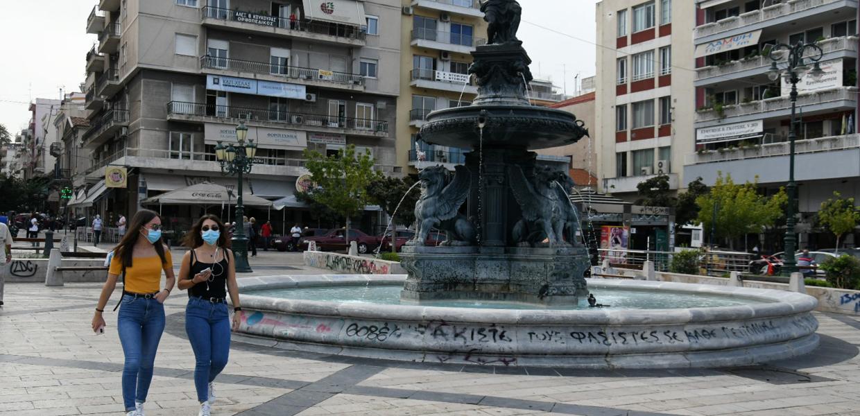 Πάτρα κορωνοϊός Lockdown μάσκα