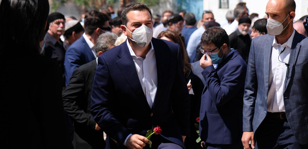 Αλέξης Τσίπρας Μίκης Θεοδωράκης