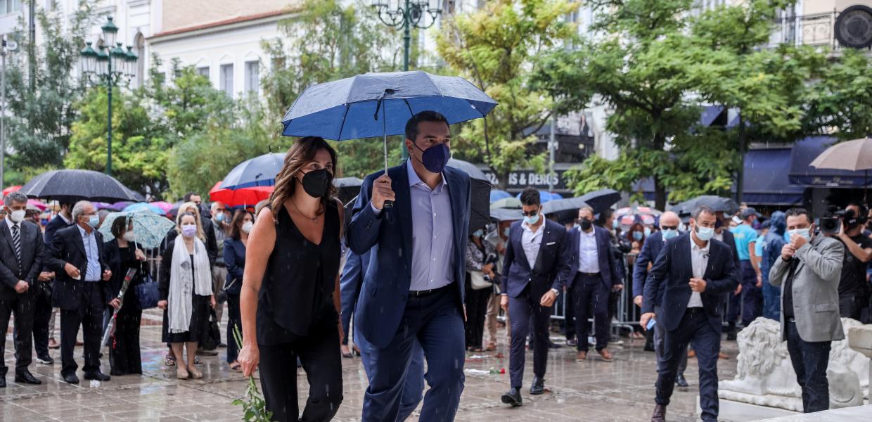 Ο Αλέξης Τσίπρας στη Μητρόπολη Αθηνών