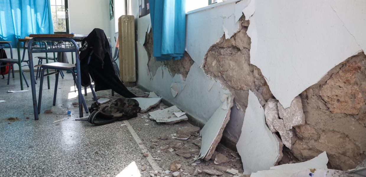 ΣΕΙΣΜΟΣ ΑΡΚΑΛΟΧΩΡΙ ΗΡΑΚΛΕΙΟ ΚΡΗΤΗ ΣΧΟΛΕΙΟ