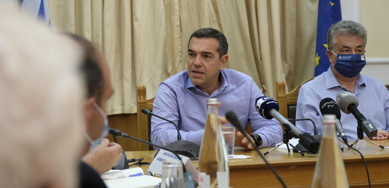 Ο Αλέξης Τσίπρας στην Κρήτη