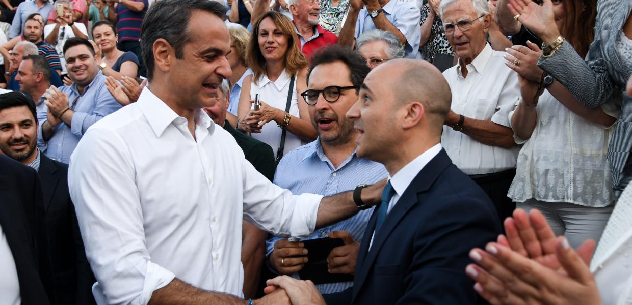Κυριάκος Μητσοτάκης και Κωνσταντίνος Μπογδάνος