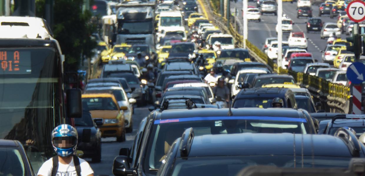 Μποτιλιάρισμα στη Λεωφόρο Συγγρού