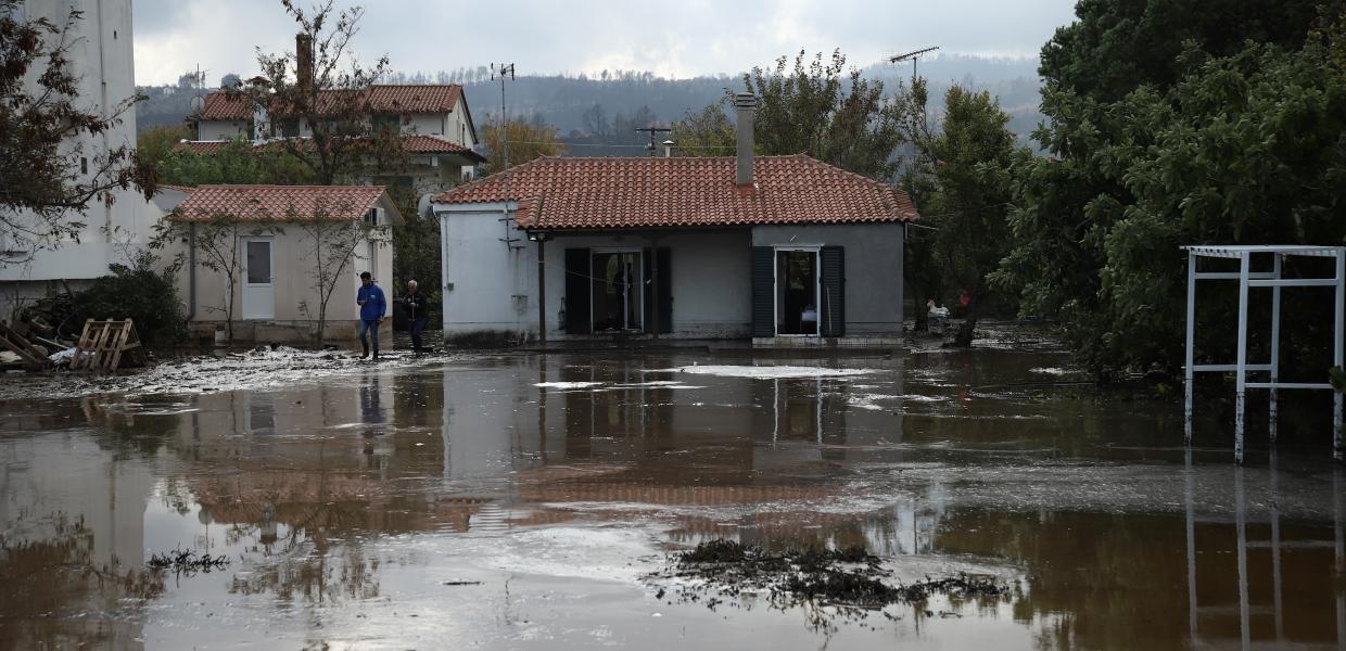 Πλημμύρα στην Εύβοια