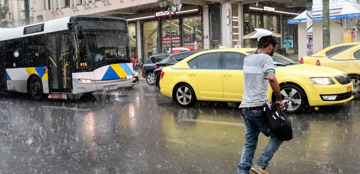 Καταιγίδα στην Αθήνα