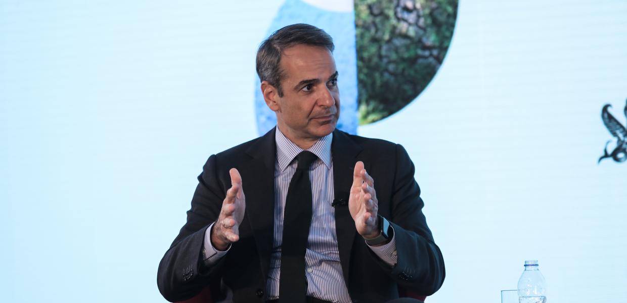 Ο Κυριάκος Μητσοτάκης σε συνέδριο για την κλιματική αλλαγή