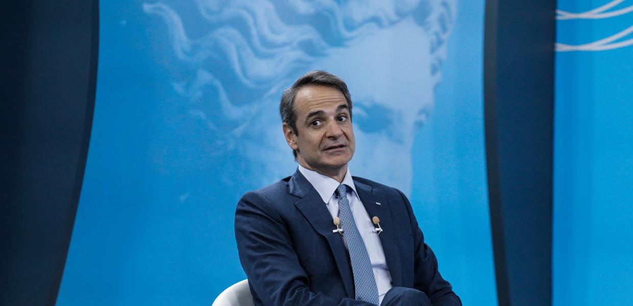 Ο Κυριάκος Μητσοτάκης στο Athens Democracy Forum