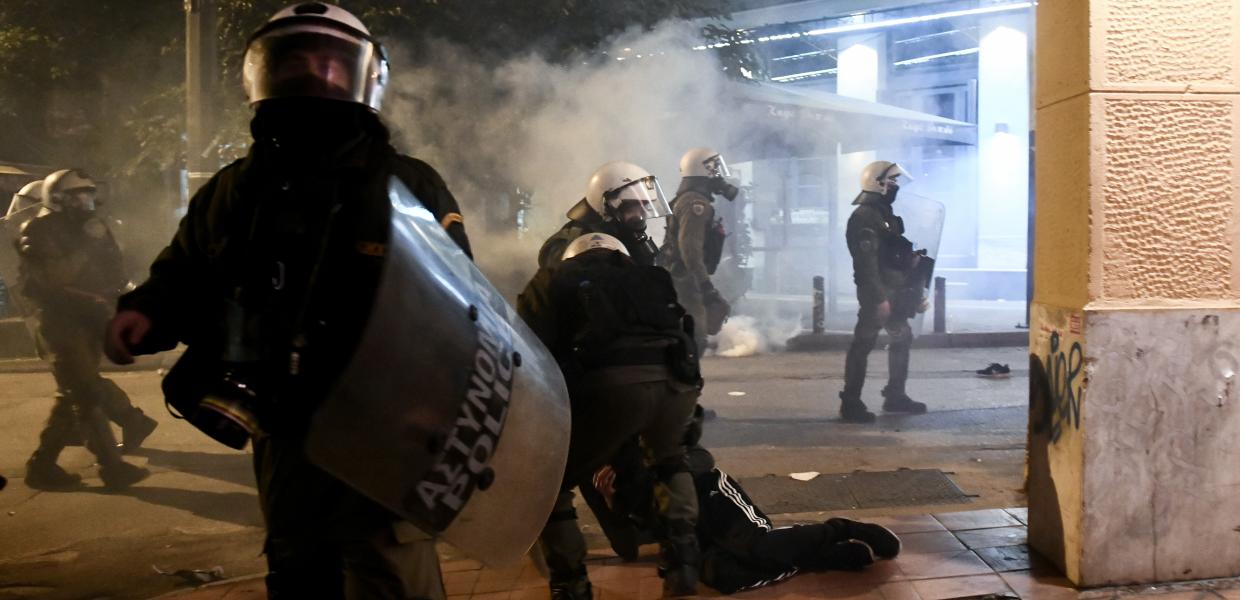 ΜΑΤ στα Εξάρχεια