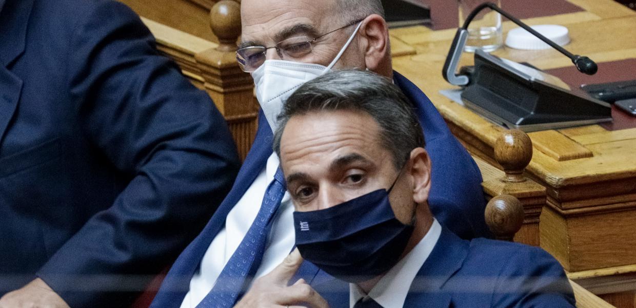 Κυριάκος Μητσοτάκης και Νίκος Δένδιας