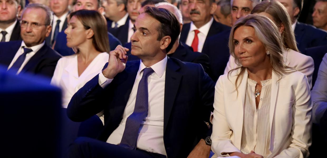 Μαρέβα Γκραμπόφσκι και Κυριάκος Μητσοτάκης στη 83η ΔΕΘ