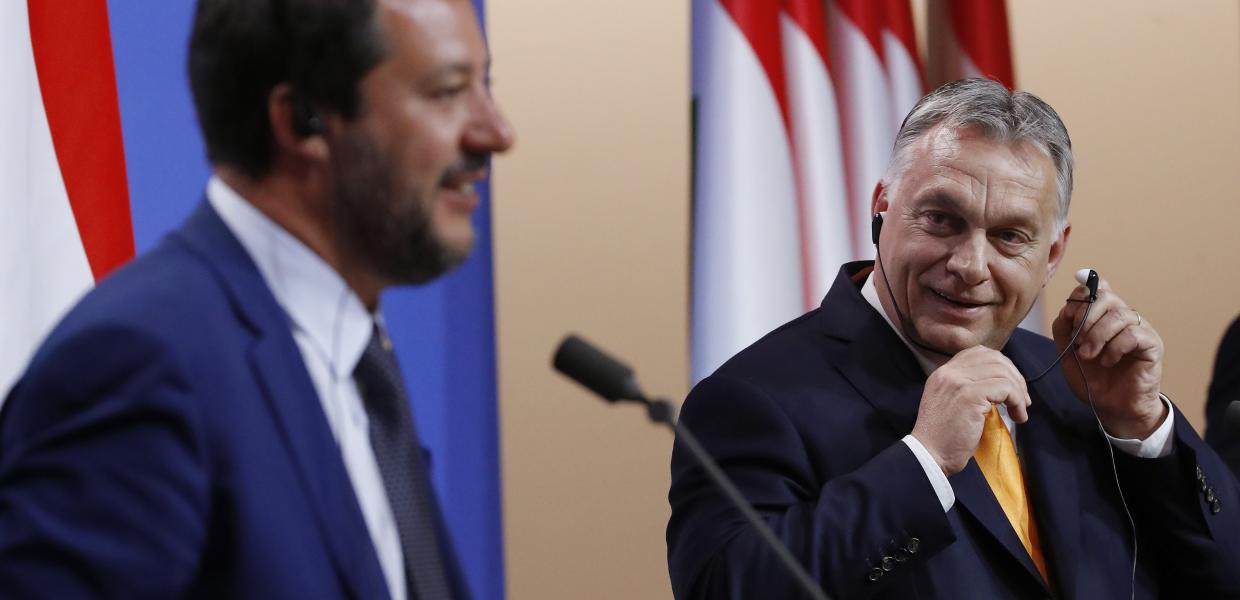 Βίκτορ Όρμπαν και Ματέο Σαλβίνι