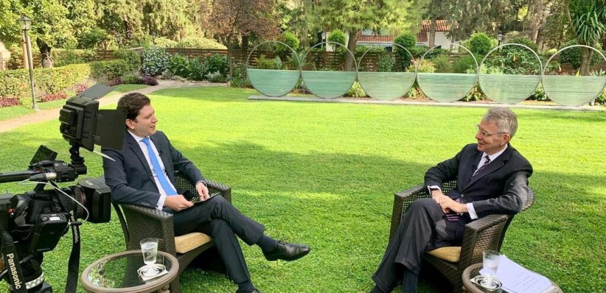 Συνέντευξη του Τζέφρι Πάιατ στον ΣΚΑΪ