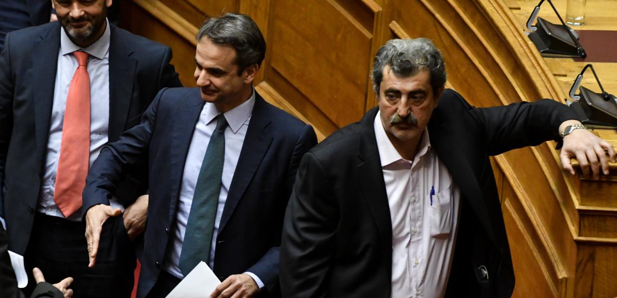 Κυριάκος Μητσοτάκης και Παύλος Πολάκης
