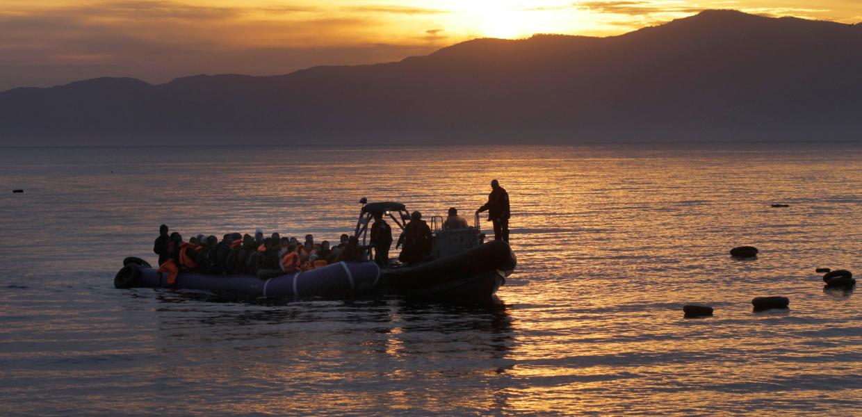 ΛΕΣΒΟΣ ΠΡΟΣΦΥΓΕΣ ΒΑΡΚΑ FRONTEX