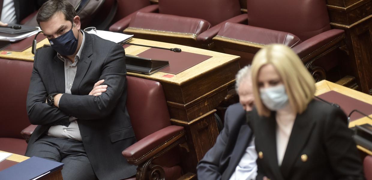 Αλέξης Τσίπρας και Φώφη Γεννηματά