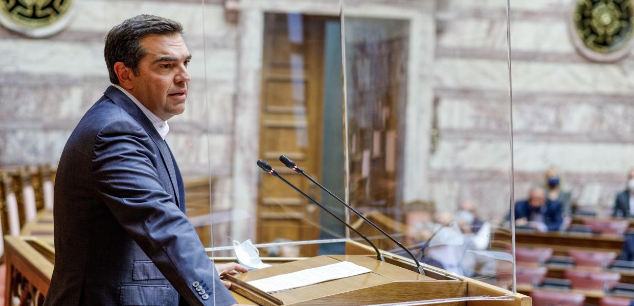 Ο Αλέξης Τσίπρας στην ΚΟ του ΣΥΡΙΖΑ