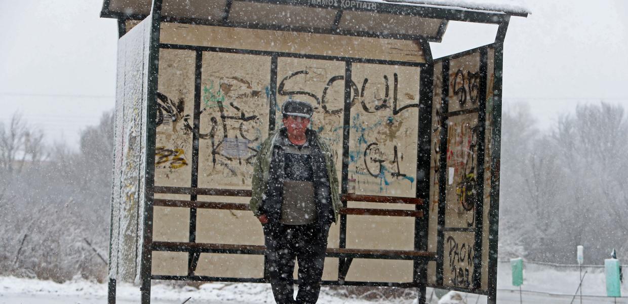 Χιόνια και κρύο στη Θεσσαλονίκη