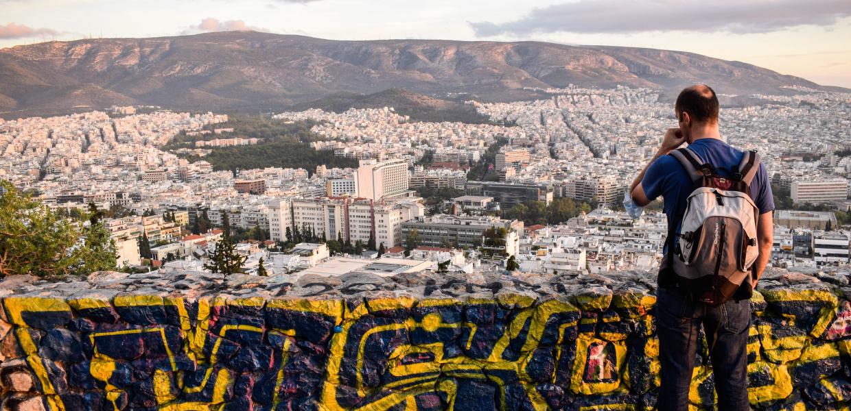 Θέα από τον Λυκαβηττό